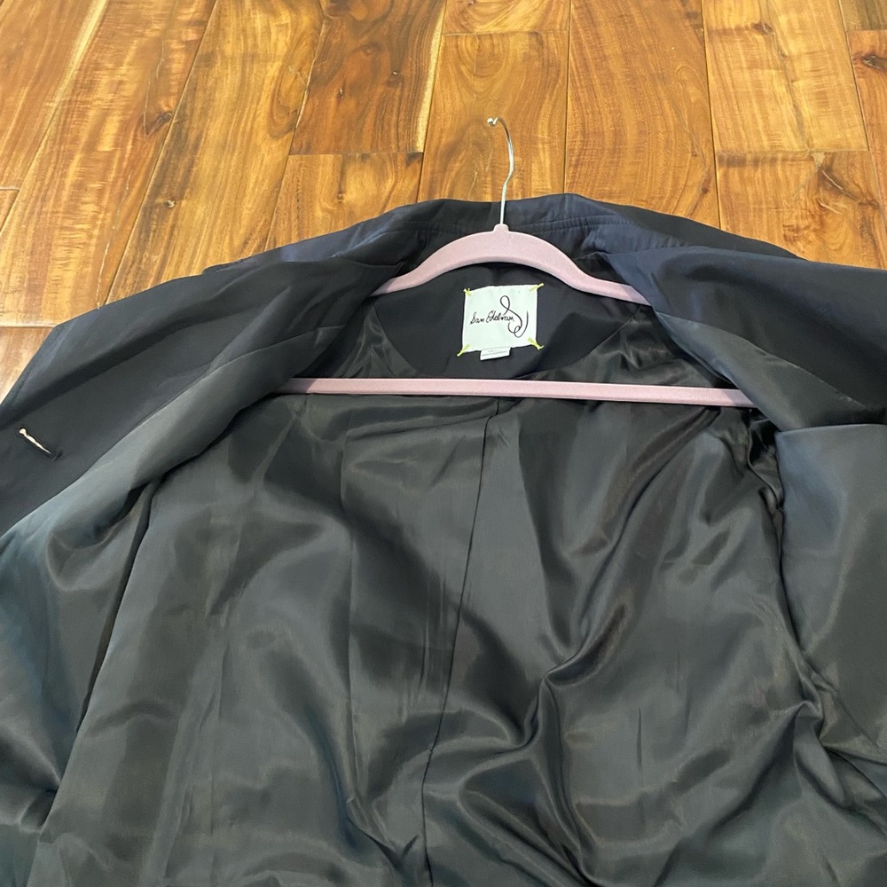 Sam Edelman Raincoat Trench Coat S Navy - Picture 8 of 10